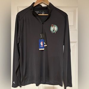 Antigua NBA Celtics 3/4 zip. Gray- Size M. NWT! 🏀